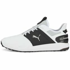 Puma Ignite Elevate Golf Shoes White/Black/Silver