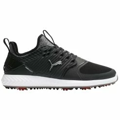 Puma Ignite PWRADAPT Caged Golf Shoes Black/Silver