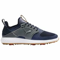 Puma Ignite PWRADAPT Caged Golf Shoes Peacoat/Silver