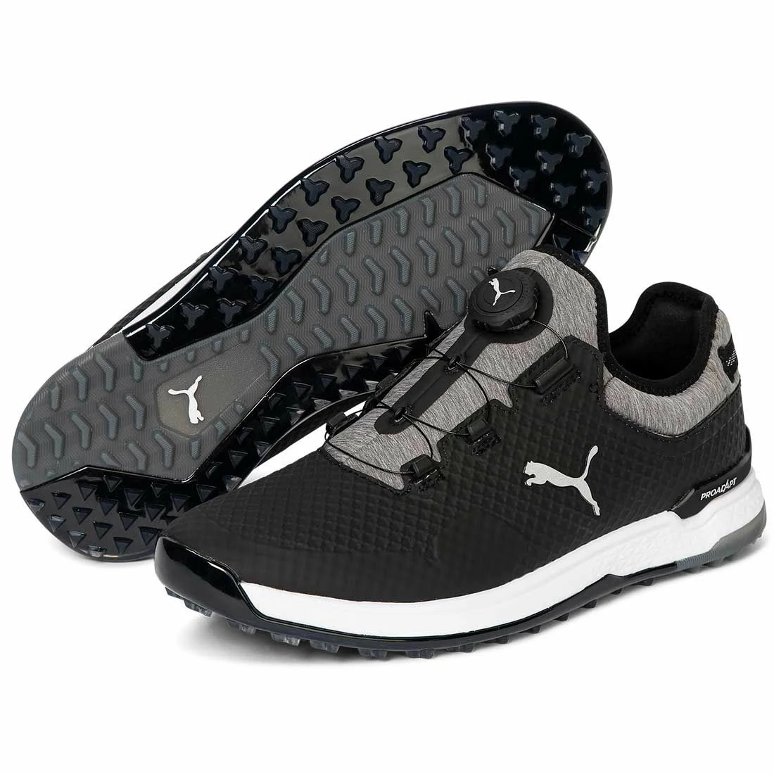 Puma Proadapt Alphacat Disc Golf Shoes Black/Silver/Quiet Shade - Image 3