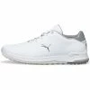 Puma Proadapt Alphacat Leather Golf Shoes White/Silver