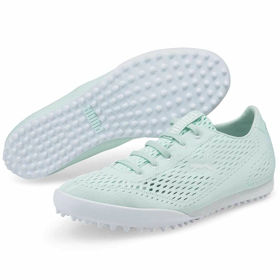 Puma Women's Monolite Fusion Slip-On Golf Shoes Soothing Sea/White - Image 3