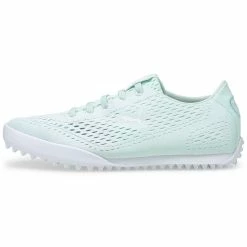 Puma Women's Monolite Fusion Slip-On Golf Shoes Soothing Sea/White