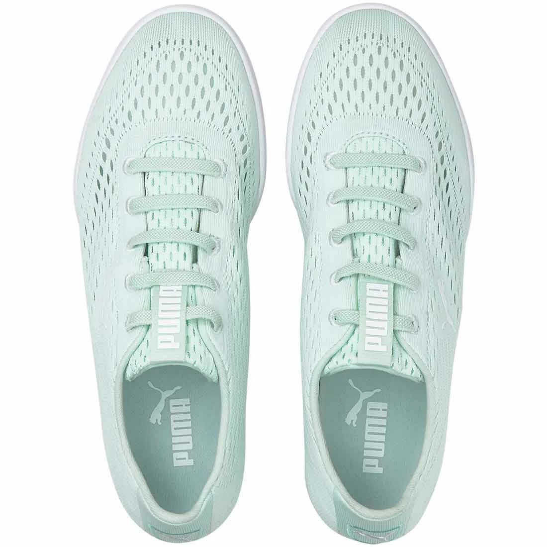 Puma Women's Monolite Fusion Slip-On Golf Shoes Soothing Sea/White - Image 4