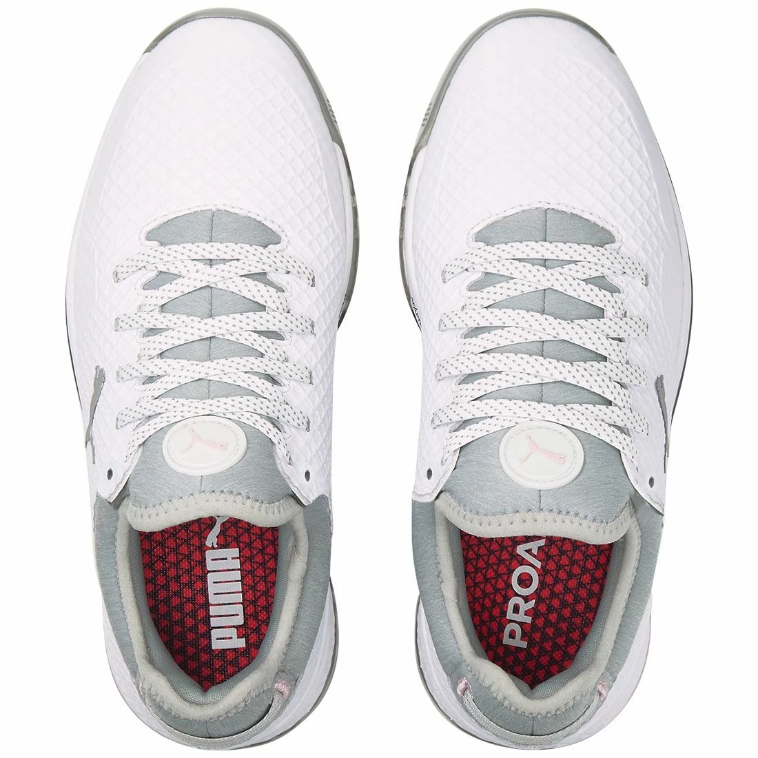 Puma Women's Proadapt Alphacat Golf Shoes White/Silver/Pink Lady - Image 4