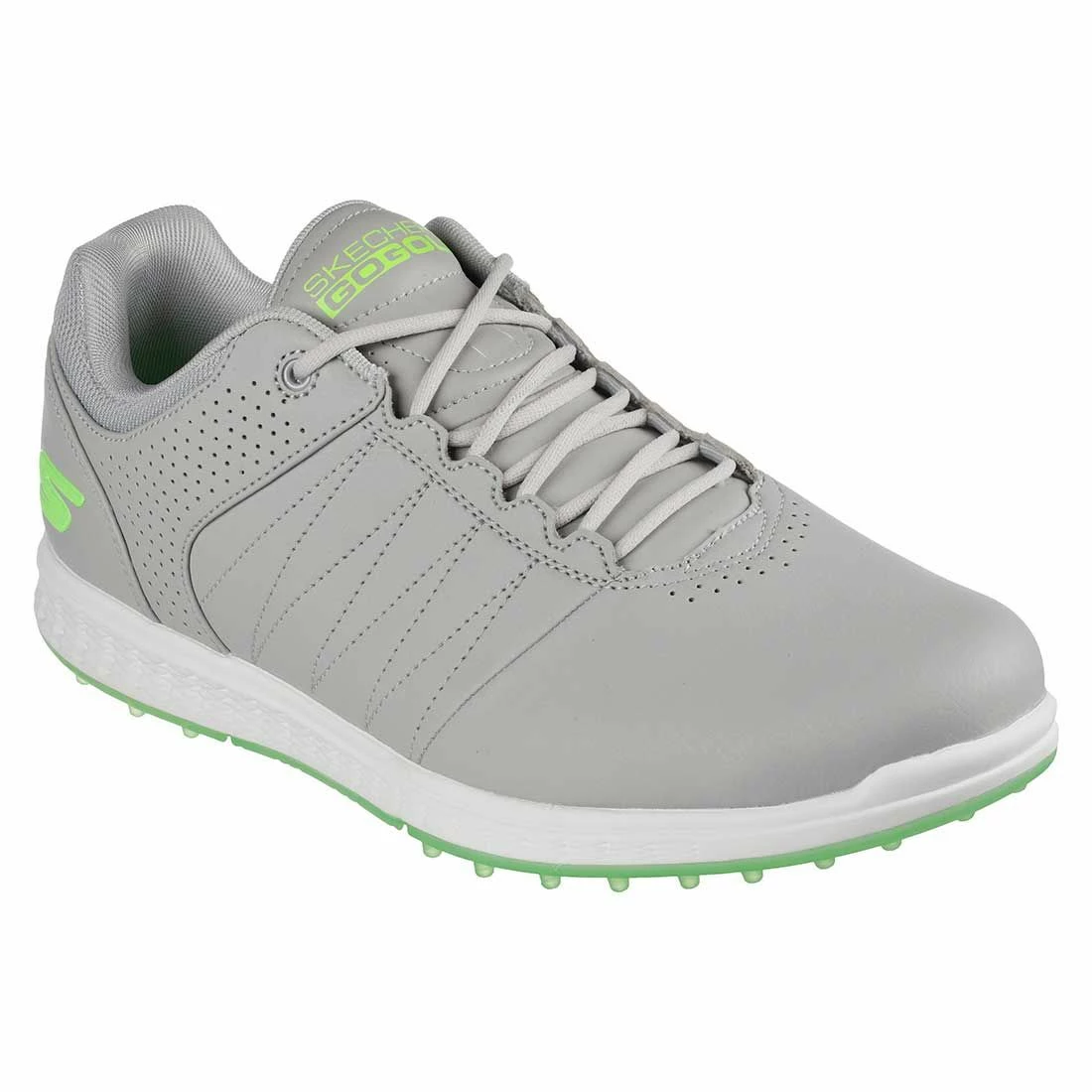 Skechers GO GOLF Pivot Golf Shoes Grey/Lime - Image 3