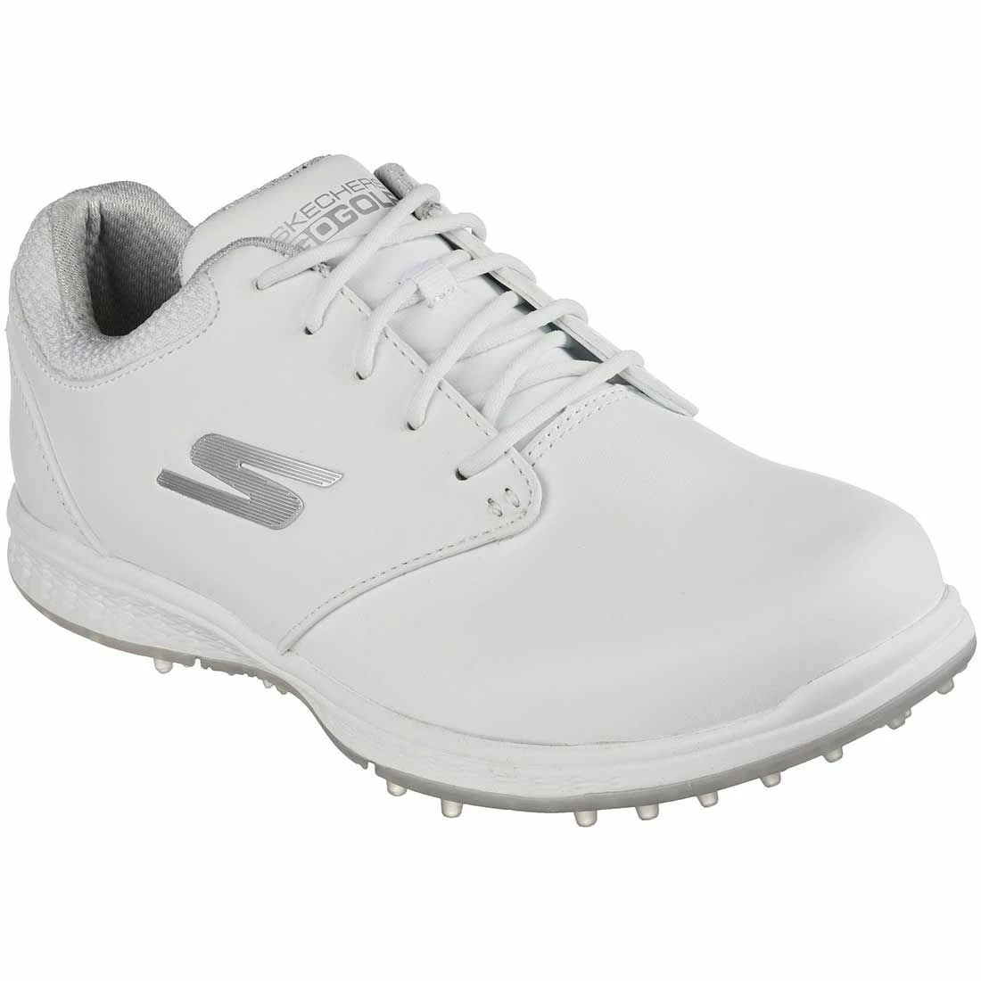 Skechers Women's GO GOLF Bold Golf Shoes White/Silver - Image 3