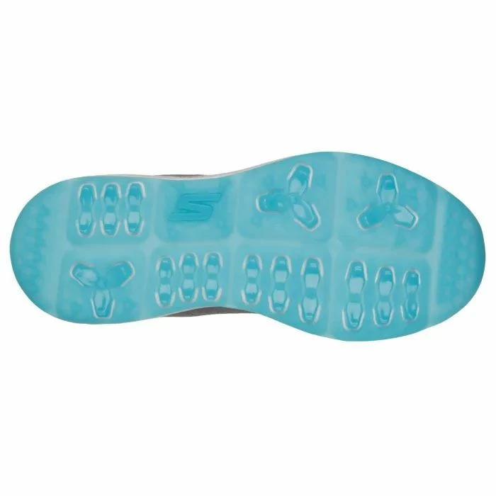 Skechers Women's GO GOLF Elite 5 Score Golf Shoes Grey/Aqua - Image 2