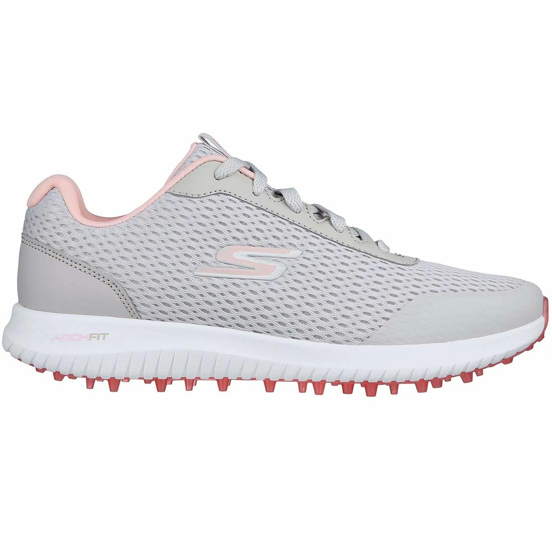 Skechers Women's GO GOLF Max Fairway 3 Golf Shoes Grey/Pink