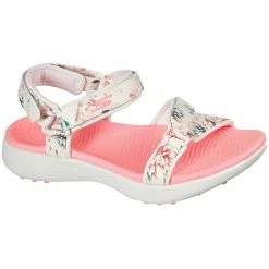 Skechers Women's GO GOLF 600 Tropics Golf Sandals White/Multi