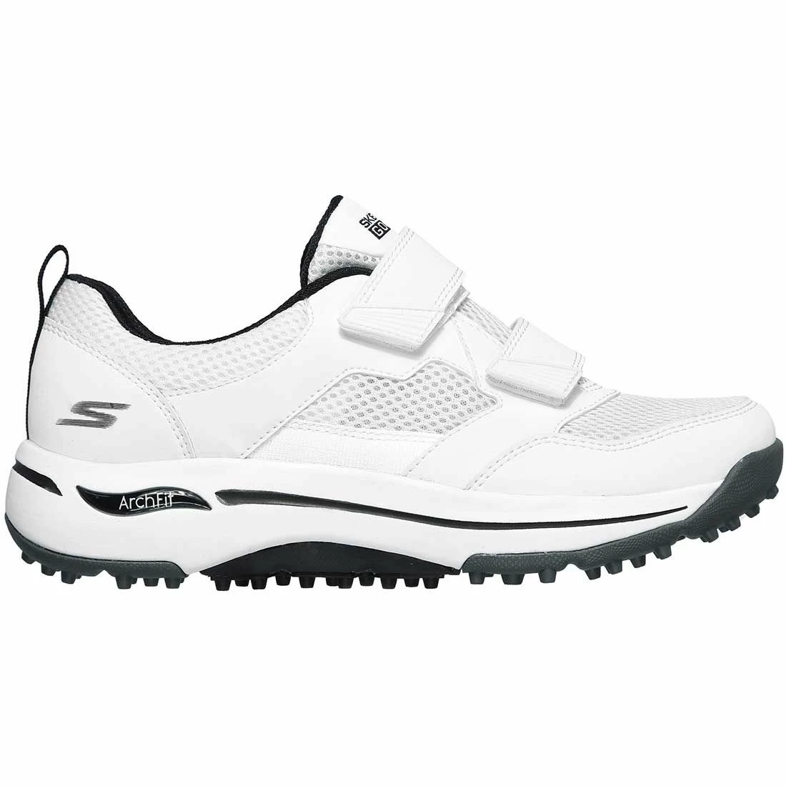 Skechers Women's GO GOLF Arch Fit Front Nine Golf Shoes White/Black