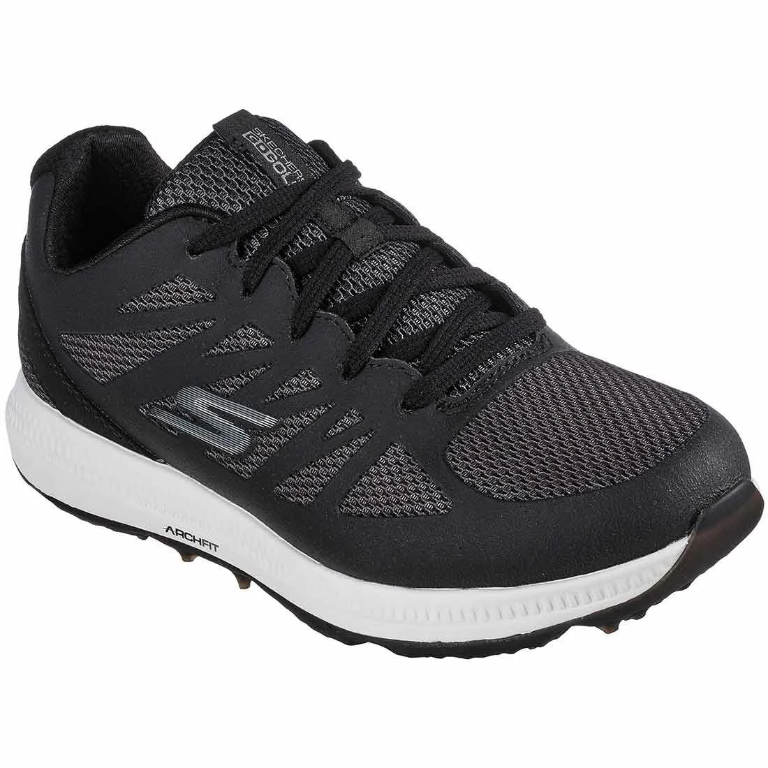Skechers Women's GO GOLF Elite 5 Score Golf Shoes Black/White - Image 3