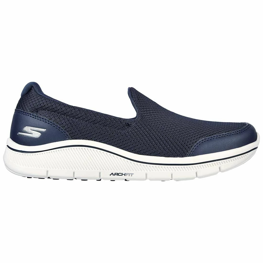 Skechers Women's GO GOLF Arch Fit Walk Relaxed Fit Golf Shoes Navy/White