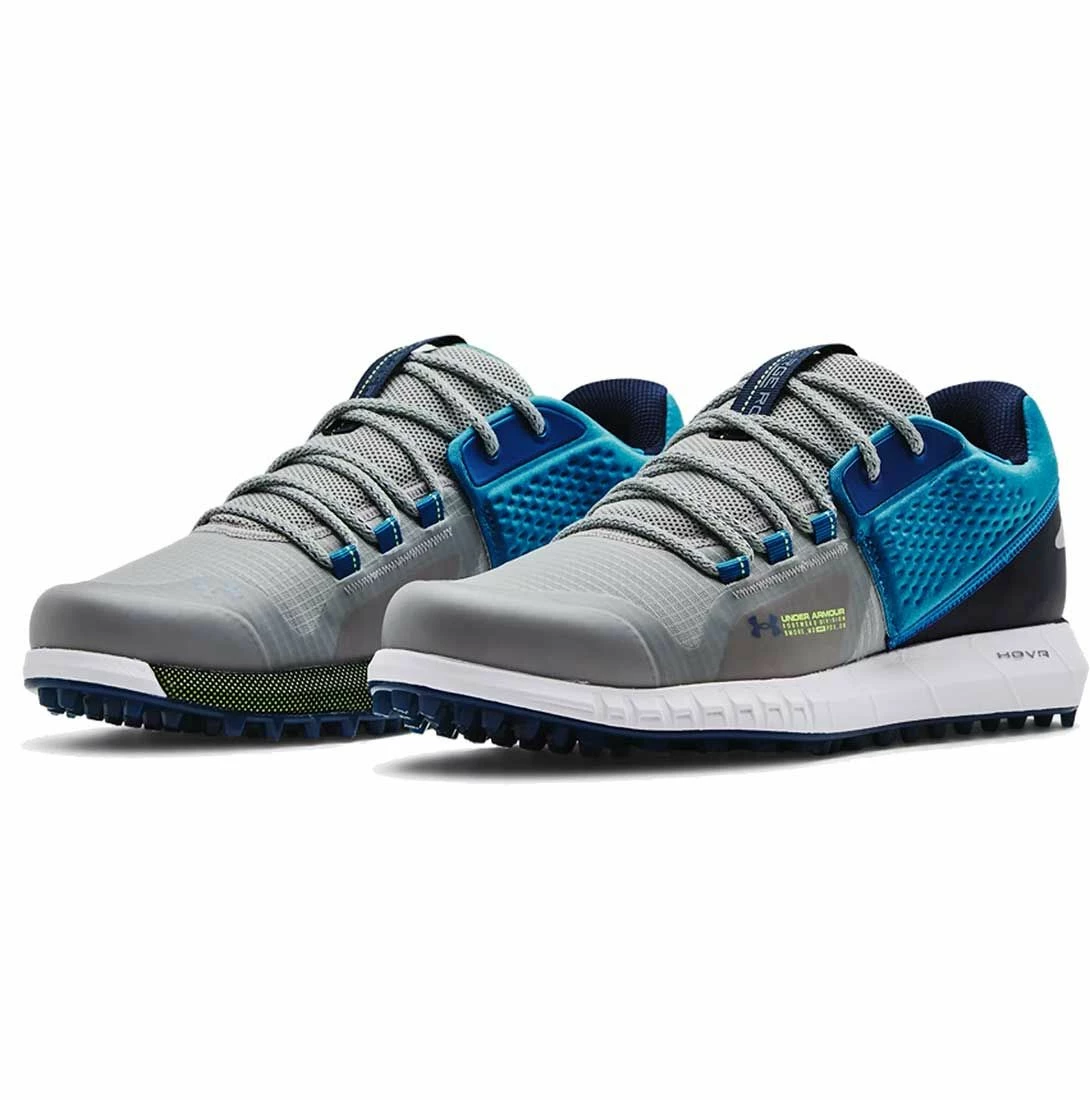 Under Armour HOVR Forge RC Golf Shoes Mod Grey/Cruise Blue - Image 3